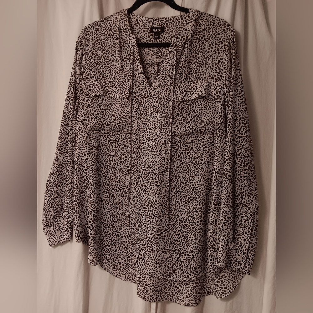 Lepord print Womens top